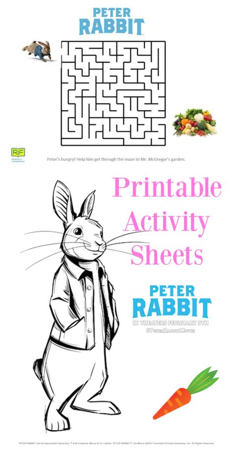 Peter Rabbit Printable Activities